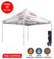 Custom Popup Tent 13x13 W/ Stretch Fitted Table Cover